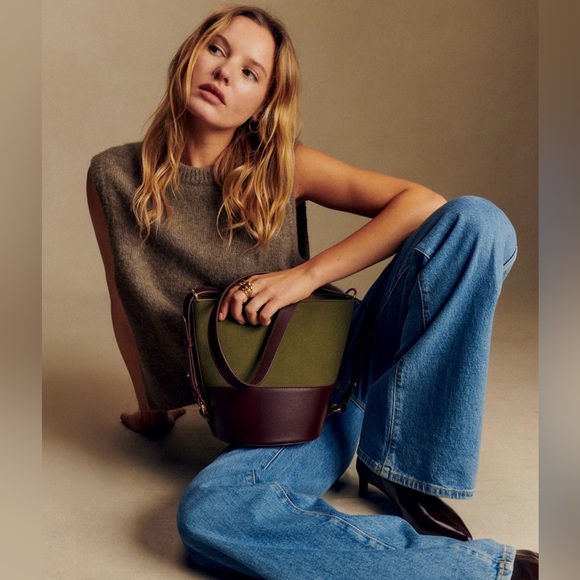 Sezane Samuel Jumper Dark Taupe - Size S - Picture 2 of 6